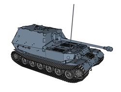 坦克su模型素材免费网站(ID94939)