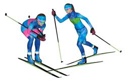 滑雪人物运动员SU模型