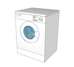 洗衣机SU模型