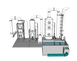 水处理机械设备skp模型(ID95542)