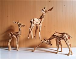 抽象小鹿雕塑SU模型