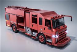 消防车SU模型