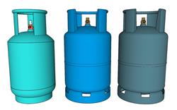 煤气罐液化气罐SU模型