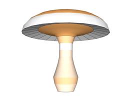 蘑菇廊架SU模型(ID99641)