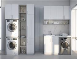 现代洗衣柜SU模型(ID100770)
