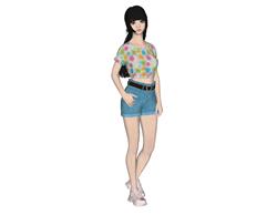 少女人物SU模型(ID104229)