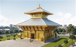 印度寺庙建筑SU模型(ID105319)