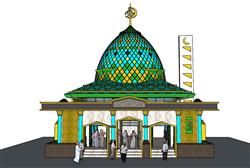 穆斯林清真寺SU模型