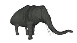 抽象大象su文件(ID114263)