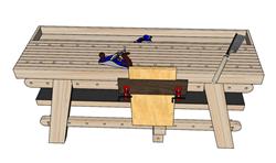 木工刨床SU模型