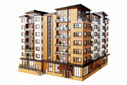 公寓住宅建筑SU模型