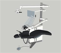 牙科综合治疗椅SU模型
