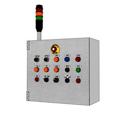 电控柜控制柜电箱SU模型