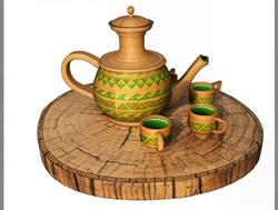 西方的茶壶SU模型