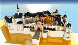 欧洲城堡SU模型