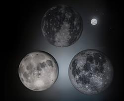 圆月月球月亮SU模型