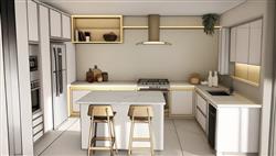 厨房空间SU模型