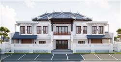 现代日式别墅SU模型