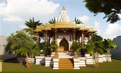 印度寺庙建筑SU模型