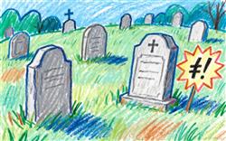 水彩画：“天价墓地”变天了