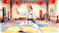 水彩画:美国空姐放弃工作，来中国追寻功夫梦