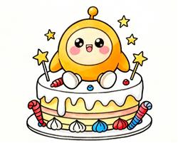 简笔画:蛋仔派对人物角色