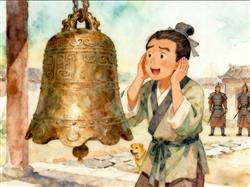 简笔画:掩耳盗铃成语故事