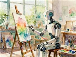 水彩画:人形机器人为啥进步“神速”?