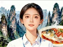 水彩画:四川妹子想去湖南发展希望月薪2万