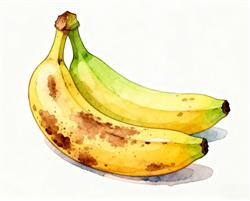 简笔画: 香蕉的简笔画简单又漂亮