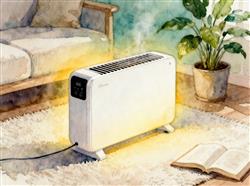 水彩画:冬季取暖设备你用对了吗