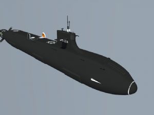 核动力潜艇潜水艇SU模型