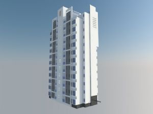 新中式独栋公寓住宅SU模型