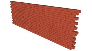 红砖墙模型下载砖墙SU模型