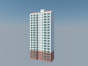 公寓住宅高层SU模型