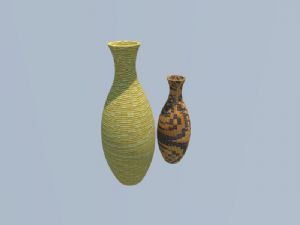 文化艺术花瓶SU模型