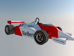 赛车比赛F1方程式SU模型