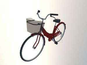 自行车女士单车SKP模型