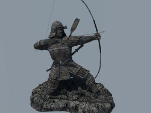日本武士人物SU模型