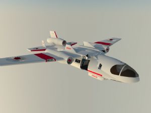 概念战斗机航天飞机SU模型