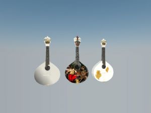 阮琴乐器SU模型