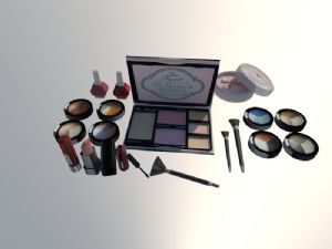 化妆品化妆盒SU模型