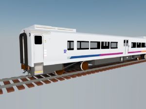 铁道铁路火车SU模型