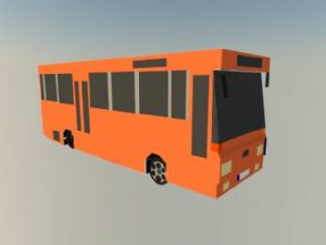 公交巴士公共汽车SU模型