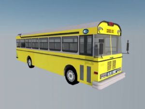 巴士美国校车SU模型