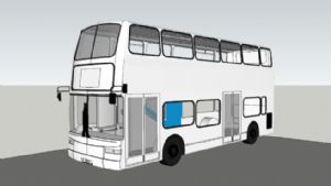 公交巴士车SU模型