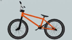自行车单车山地车SU模型