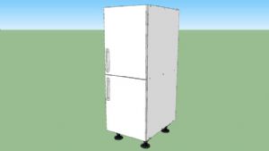 单门冰箱家电SU模型
