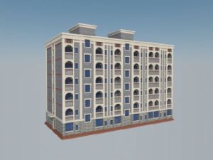 民国风格公寓SU模型