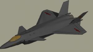 J-20隐身SU模型